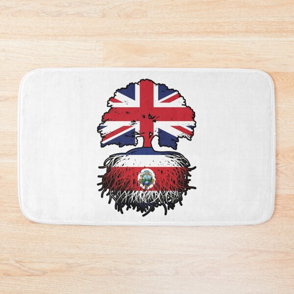 Item preview, Costa Rica Costa Rican British UK Tree Roots Flag designed and sold by FlagX.