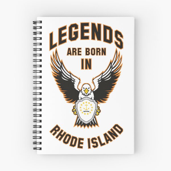 Item preview, Legends are born in Rhode Island designed and sold by beloknet.