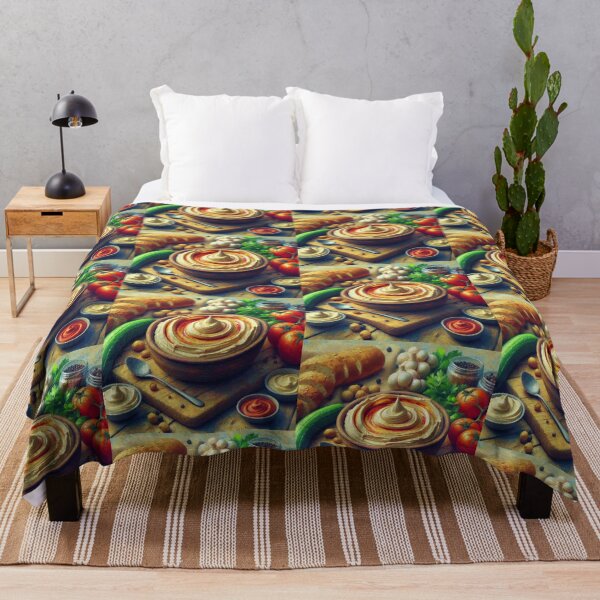 Item preview, Hummus Impressionism Art Style designed and sold by artofuniverse.