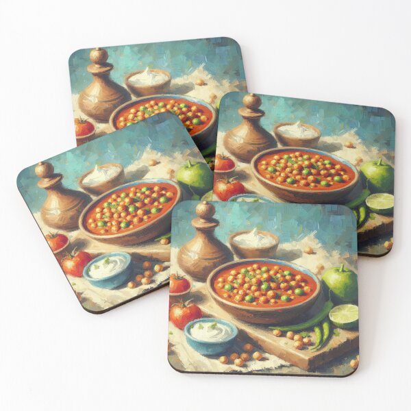 Artikelvorschau, Chana Masala Impressionismus Kunststil entworfen und verkauft von artofuniverse.