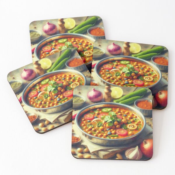 Artikelvorschau, Chana Masala Impressionismus Kunststil entworfen und verkauft von artofuniverse.