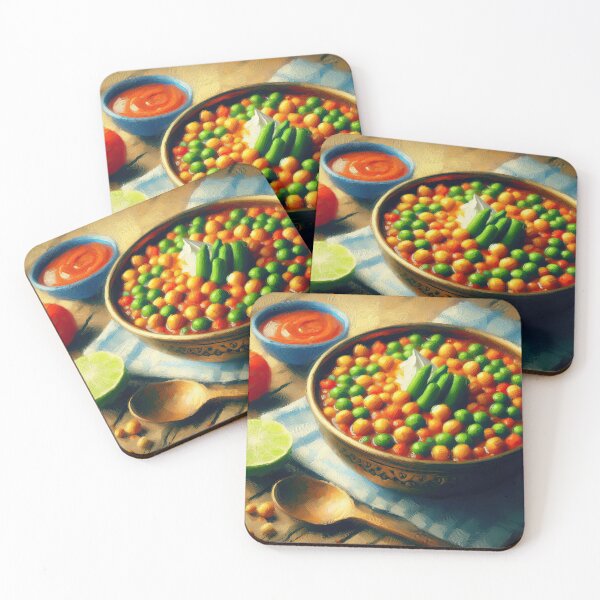 Artikelvorschau, Chana Masala Impressionismus Kunststil entworfen und verkauft von artofuniverse.