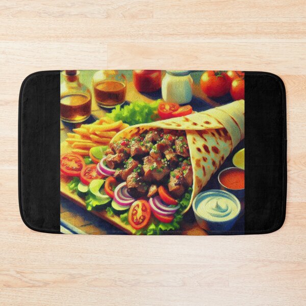 Item preview, Lamb Shawarma Impressionism Art Style designed and sold by artofuniverse.