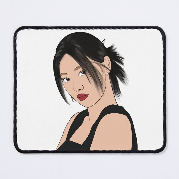 Item preview, HyunJin / Kim Hyun-jin (Loossemble) K-pop artist digital illustration art designed and sold by Eclectic-aww.