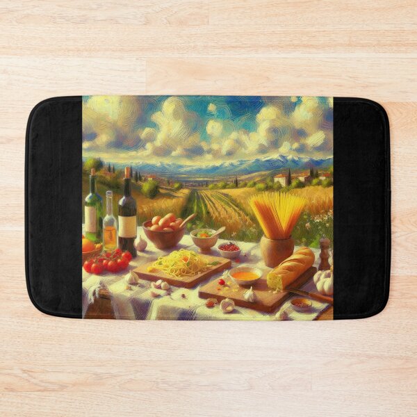 Item preview, Pici Cacio e Pepe Impressionism Art Style designed and sold by artofuniverse.