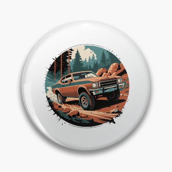 Item preview, Vintage Offroad Adventure Rugged 1970s Car in Nature off grid designed and sold by w1ckerman.