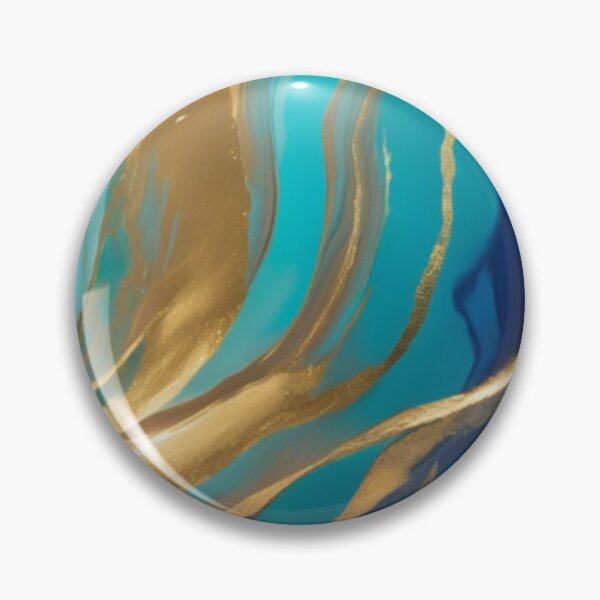 Item preview, Turquoise & Blue Marble designed and sold by universewitness.