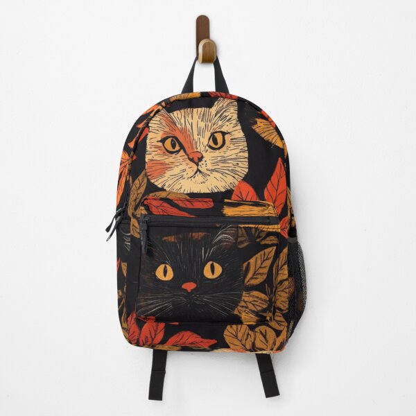 Item preview, Autumn cats pattern for cats and autumn lover designed and sold by SmileshareShop.