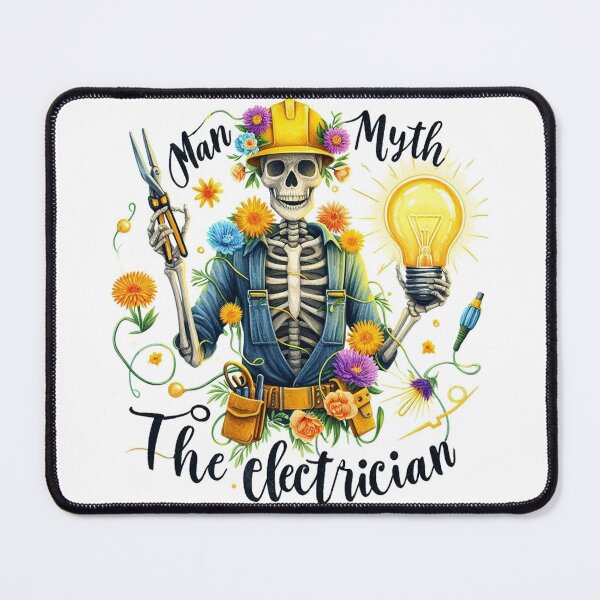 Item preview, Funny Electrician The Man The Myth The Electrician designed and sold by erkinmaddison.