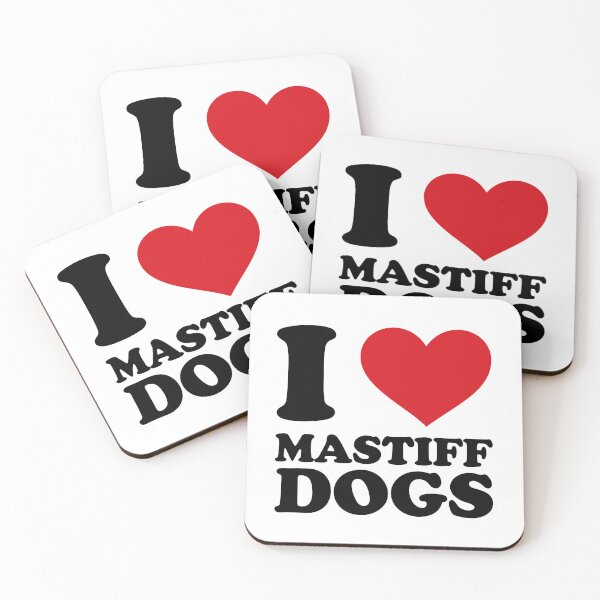 Item preview, I love mastiff dogs designed and sold by EmeraldeaArt.