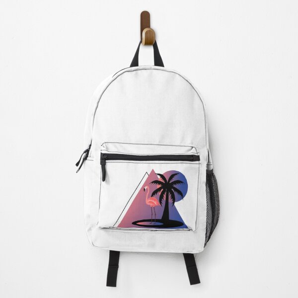 Item preview, Sunset Geometry with Flamingo designed and sold by EODesignShop.