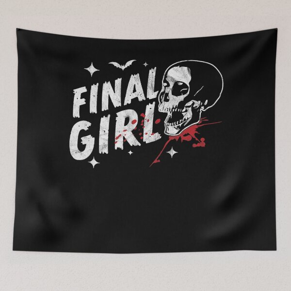 Item preview, Girl Horror Movie Film Skull Halloween designed and sold by DollyCadogan.
