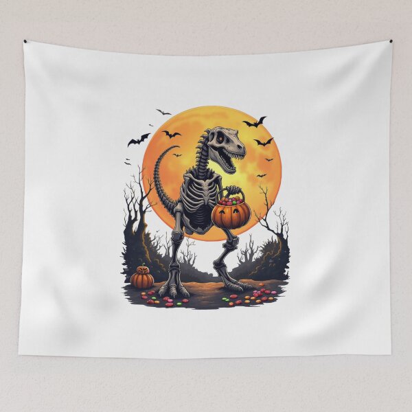 Item preview, Dinosaur skeleton halloween designed and sold by savecloth.