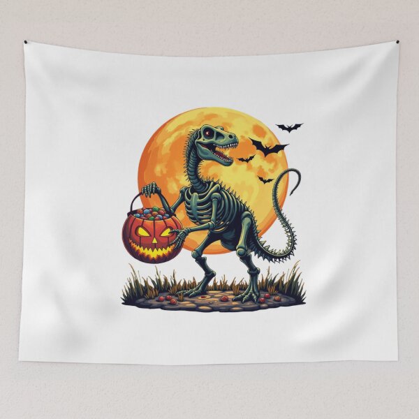 Item preview, Dinosaur skeleton halloween designed and sold by savecloth.