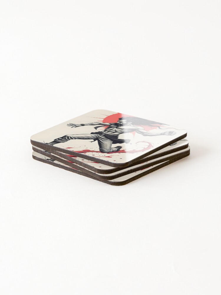 Thumbnail 4 of 5, Coasters (Set of 4), Dancing man designed and sold by RobiCom.