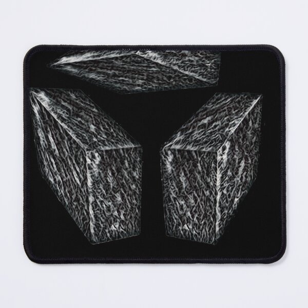 Item preview, Minimalist 3D Monochrome Bricks Trio designed and sold by Dianne Mead.