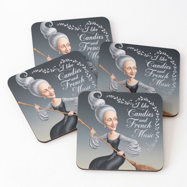 Item preview, Elegant French Witch Halloween Illustration with Charm designed and sold by Khala.