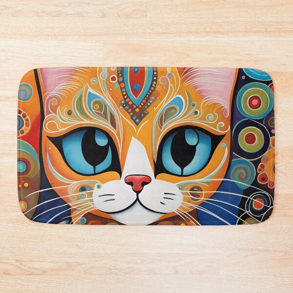 Item preview, Folk Art Kitten designed and sold by Colin Bentham.