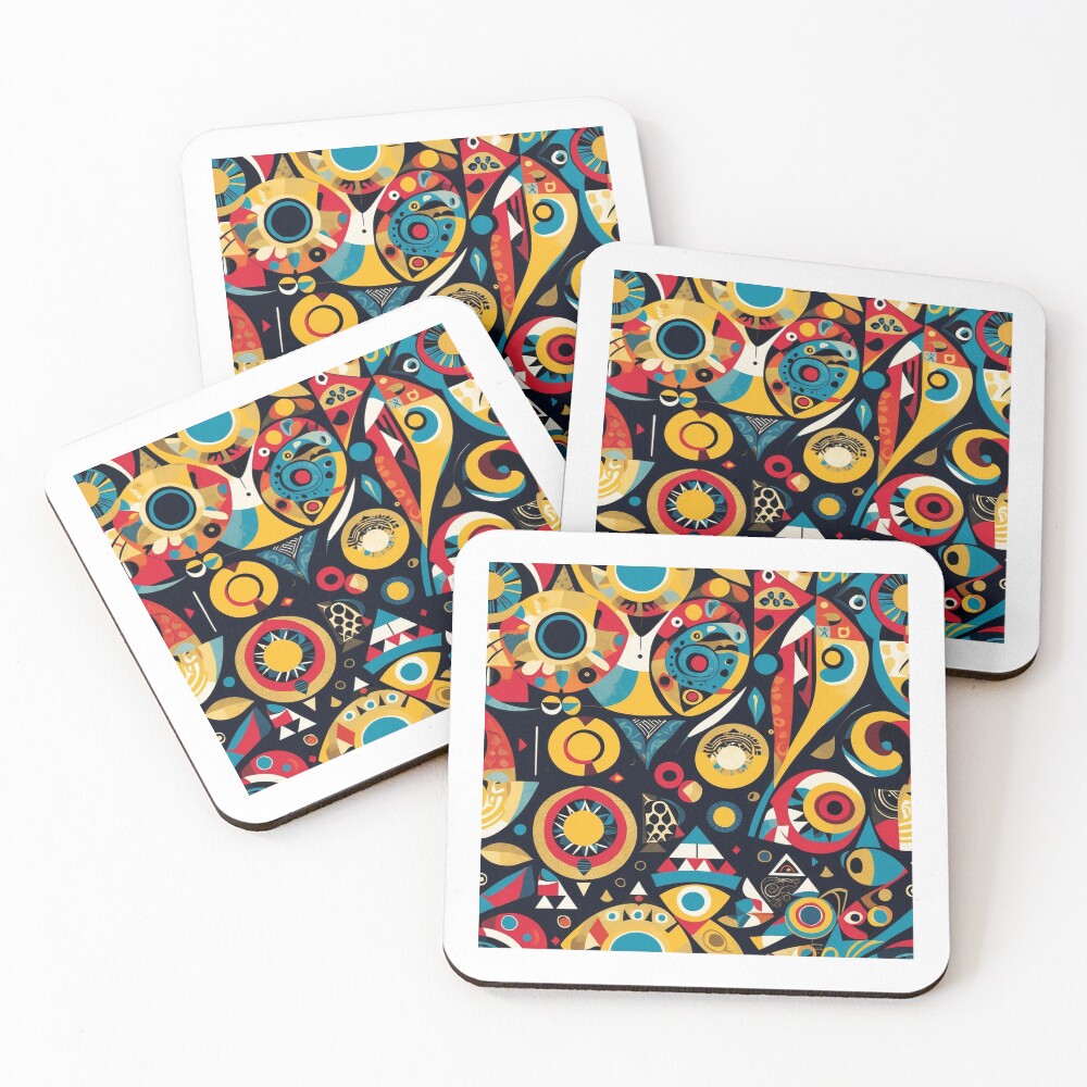 Item preview, Coasters (Set of 4) designed and sold by ArtLab-store.