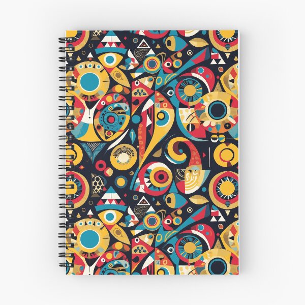 Item preview, Patrón abstracto geométrico vibrante designed and sold by ArtLab-store.