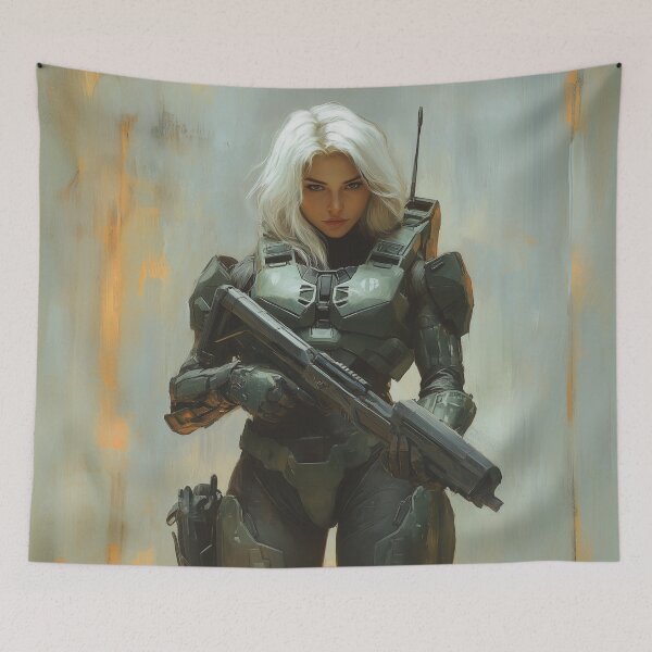 Item preview, Space Gamer Girl designed and sold by CursedbyLilith.