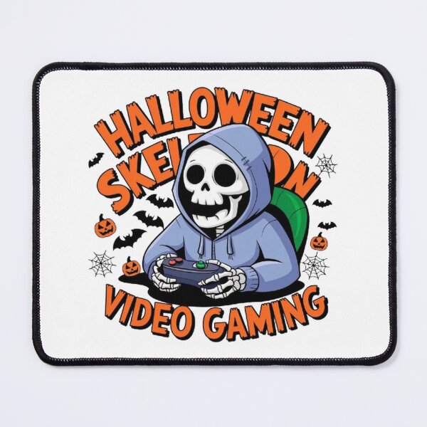 Item preview, Skeleton Gamer, Level Up This Halloween T-Shirt designed and sold by masteryStore.