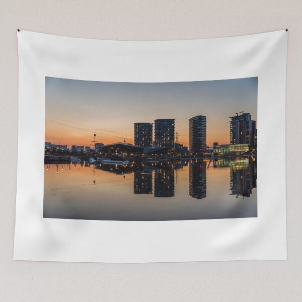 Item preview, Cityscape Reflection at Sunset at the London Docklands designed and sold by Jon Shore.