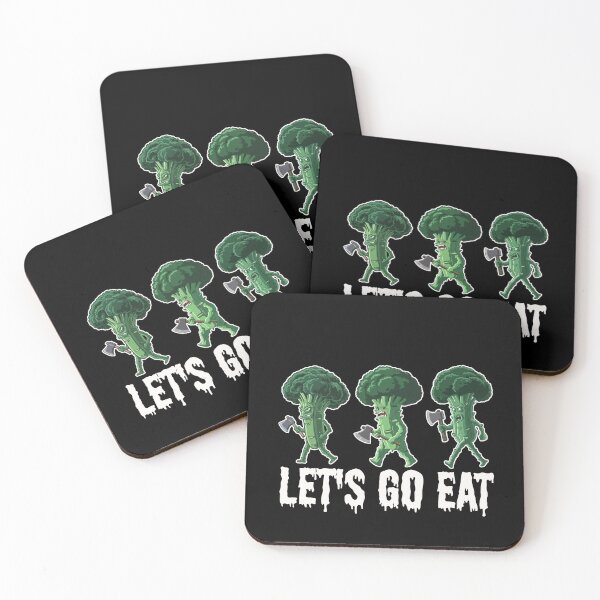 Item preview, Let's Go Eat Broccoli Attack designed and sold by vaxiek.