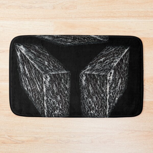 Item preview,  Minimalist 3D Monochrome Bricks Trio designed and sold by Dianne Mead.