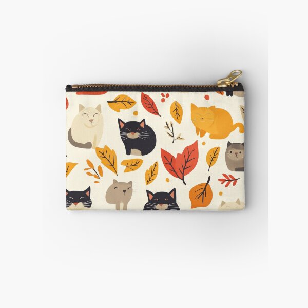 Item preview, Adorable cats pattern for cats and autumn lover designed and sold by SmileshareShop.