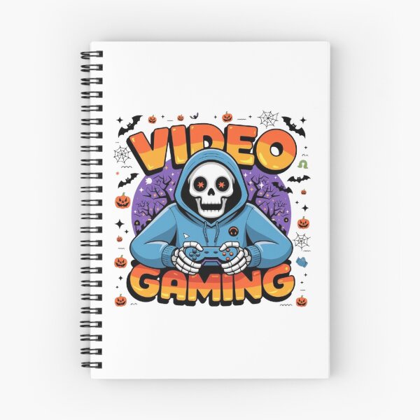 Item preview, Game Over,Spooky Skeleton Halloween Gamer T-Shirt designed and sold by masteryStore.
