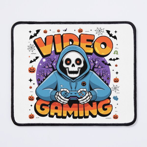 Item preview, Game Over,Spooky Skeleton Halloween Gamer T-Shirt designed and sold by masteryStore.
