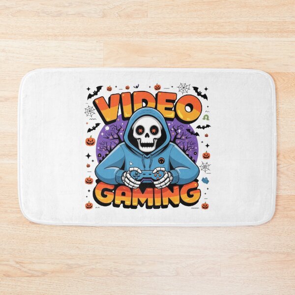 Item preview, Game Over,Spooky Skeleton Halloween Gamer T-Shirt designed and sold by masteryStore.