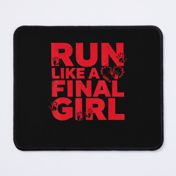Item preview, Halloween Funny Run Like A Girl Horror Movie Color designed and sold by DollyCadogan.