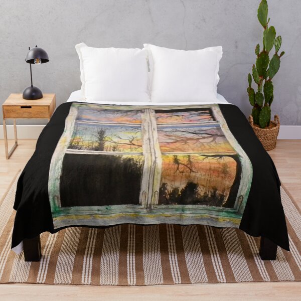 Item preview, Window with colorful sky and tree designed and sold by SlavaMira.