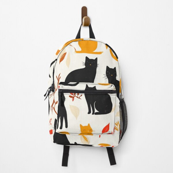 Item preview, Adorable cats pattern for cats and autumn lover designed and sold by SmileshareShop.