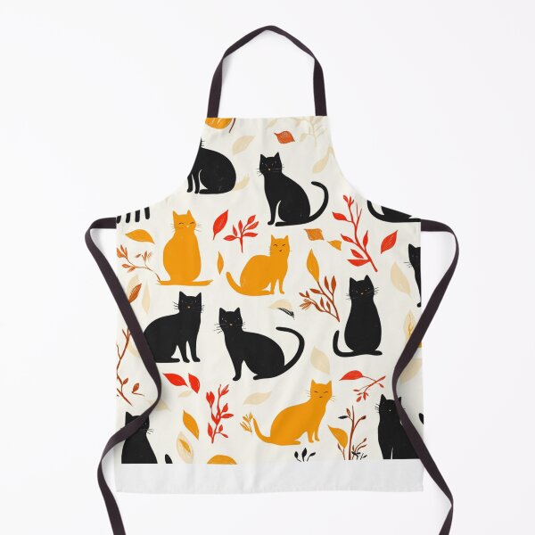 Item preview, Adorable cats pattern for cats and autumn lover designed and sold by SmileshareShop.