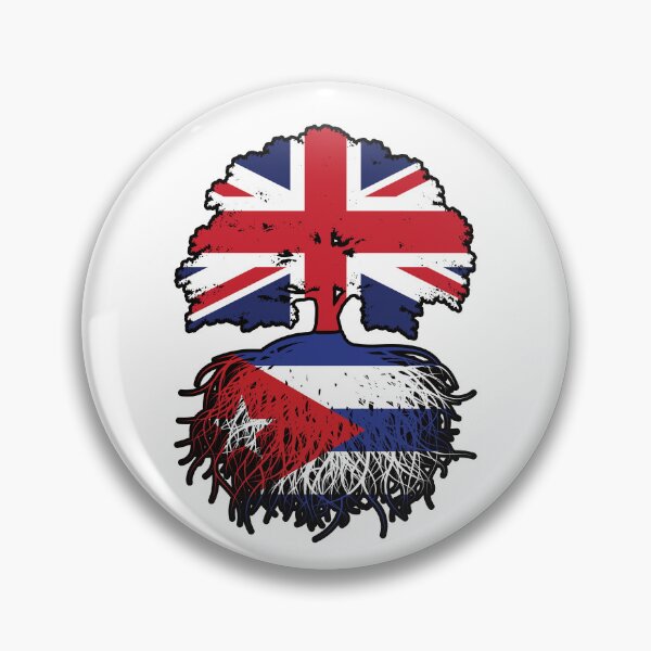 Item preview, Cuba Cuban British UK Tree Roots Flag designed and sold by FlagX.