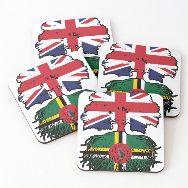 Item preview, Dominica Dominican British UK Tree Roots Flag designed and sold by FlagX.