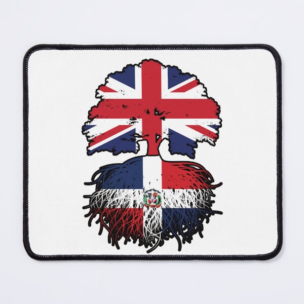 Item preview, Dominican Republic Dominican British UK Tree Roots Flag designed and sold by FlagX.