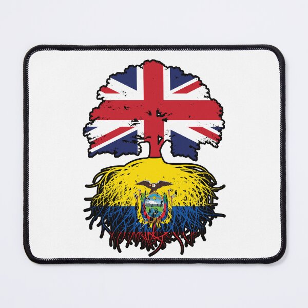 Item preview, Ecuador Ecuadorian British UK Tree Roots Flag designed and sold by FlagX.