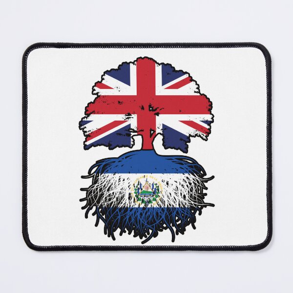 Item preview, El Salvador Salvadoran British UK Tree Roots Flag designed and sold by FlagX.