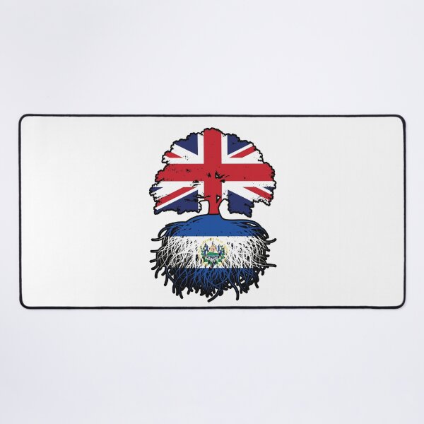 Item preview, El Salvador Salvadoran British UK Tree Roots Flag designed and sold by FlagX.