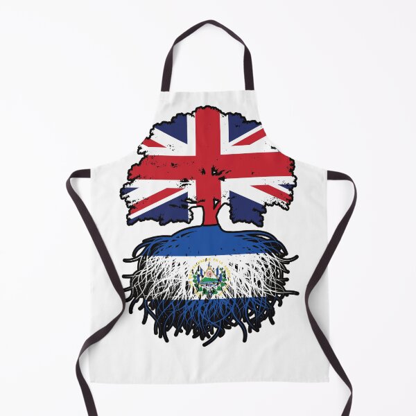 Item preview, El Salvador Salvadoran British UK Tree Roots Flag designed and sold by FlagX.