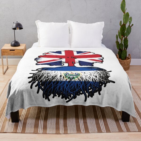 Item preview, El Salvador Salvadoran British UK Tree Roots Flag designed and sold by FlagX.