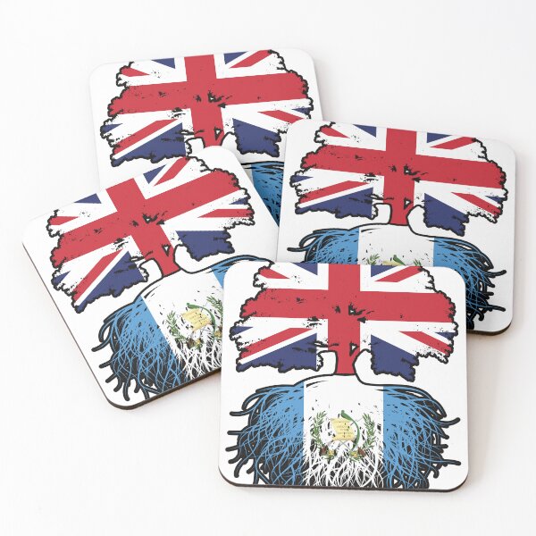 Item preview, Guatemala Guatemalan British UK Tree Roots Flag designed and sold by FlagX.
