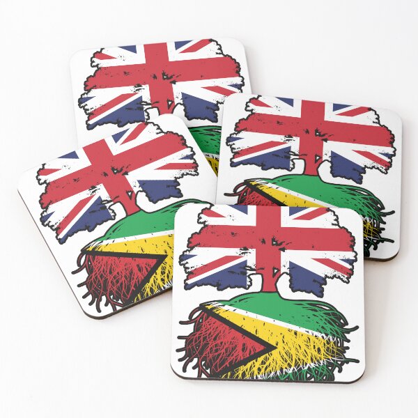 Item preview, Guyana Guyanese British UK Tree Roots Flag designed and sold by FlagX.