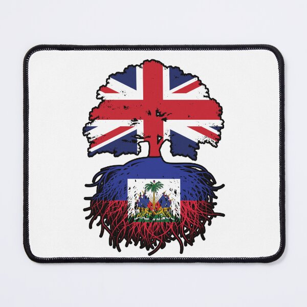 Item preview, Haiti Haitian British UK Tree Roots Flag designed and sold by FlagX.