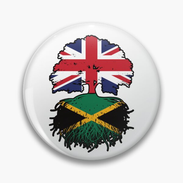 Item preview, Jamaica Jamaican British UK Tree Roots Flag designed and sold by FlagX.