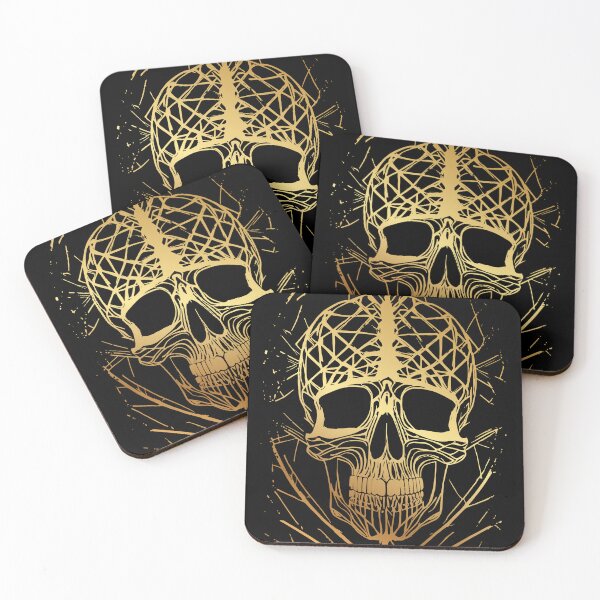Item preview, Golden light skull designed and sold by Boogeyman Bill.